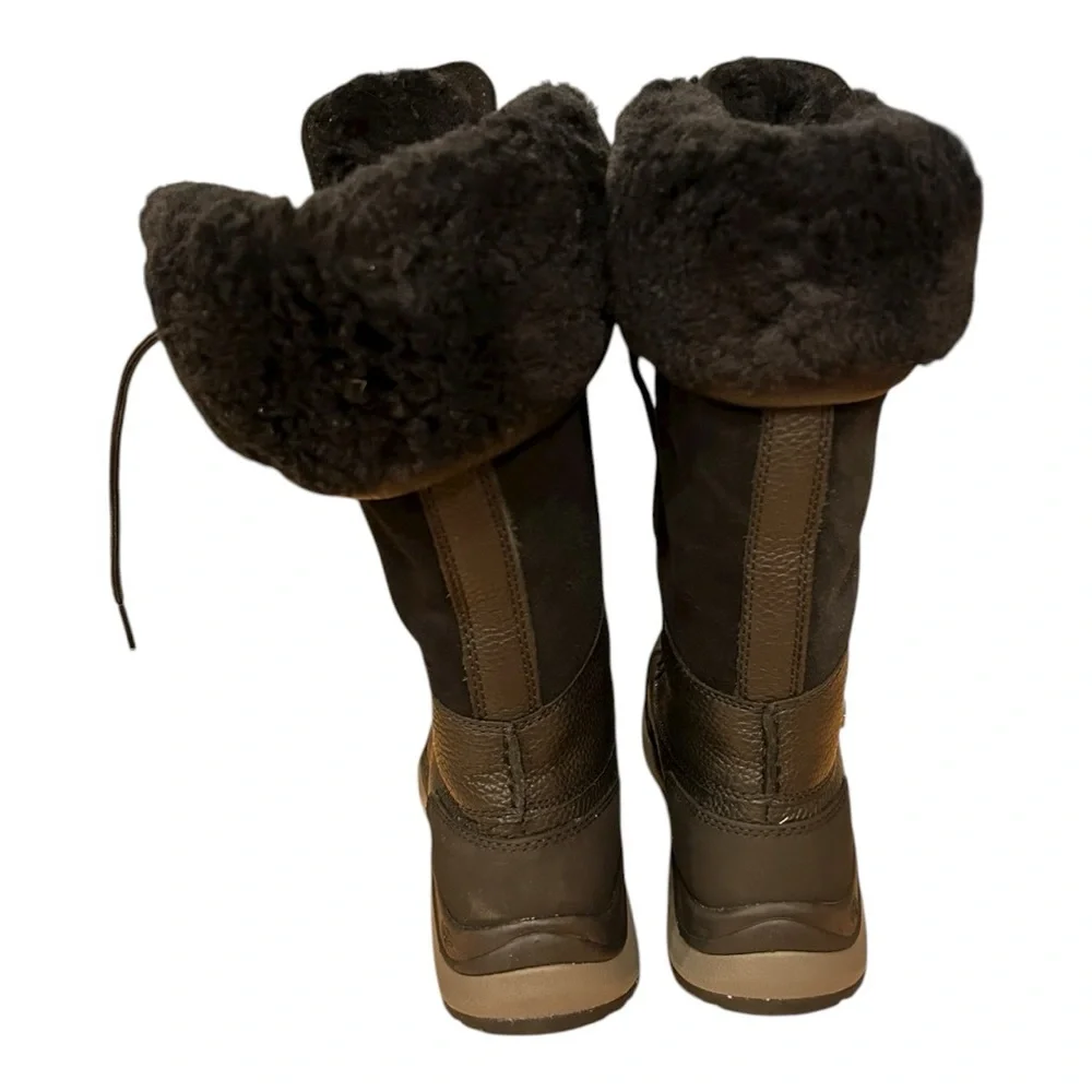 NWOT UGG ADIRONDACK III TALL BLACK WATERPROOF Boots 5.5